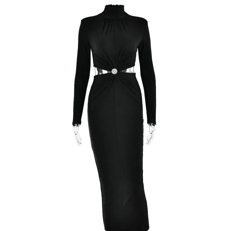 Joan Hollow Out Sexy Maxi Dress