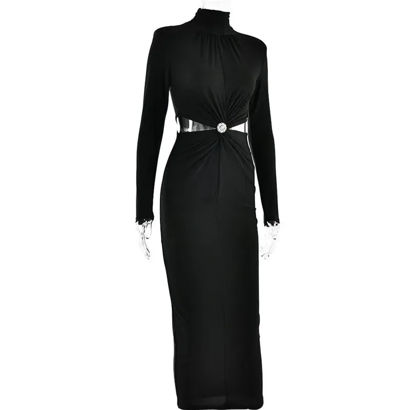 Joan Hollow Out Sexy Maxi Dress