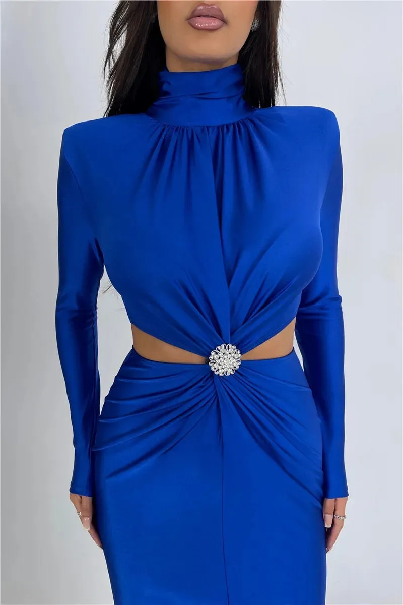 Joan Hollow Out Sexy Maxi Dress