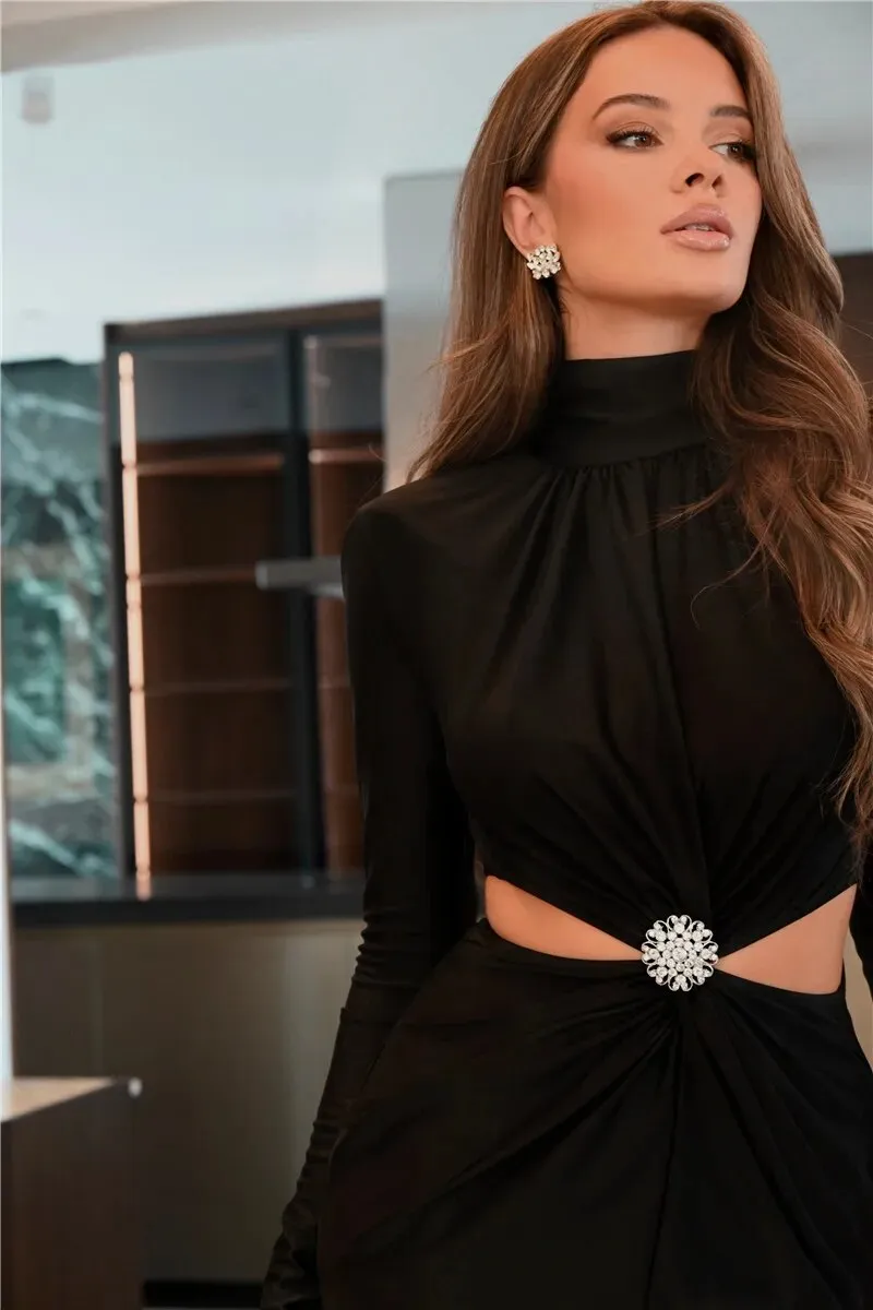 Joan Hollow Out Sexy Maxi Dress