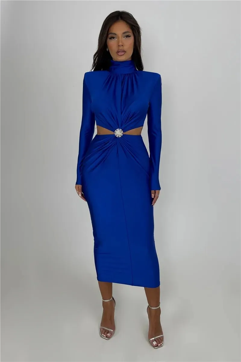 Joan Hollow Out Sexy Maxi Dress