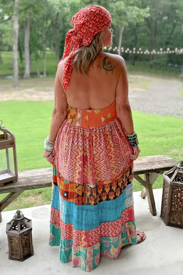 Kantha Sunrise Dress "Gertie" by Jaded Gypsy
