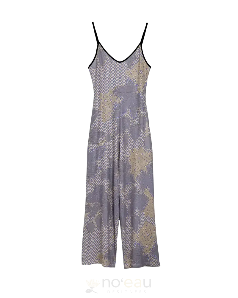 KINI ZAMORA - Kukui Lavender/Cream Romper
