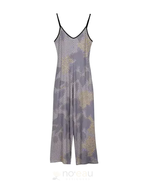 KINI ZAMORA - Kukui Lavender/Cream Romper