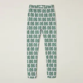 Legging Dark Grey Monogram Print