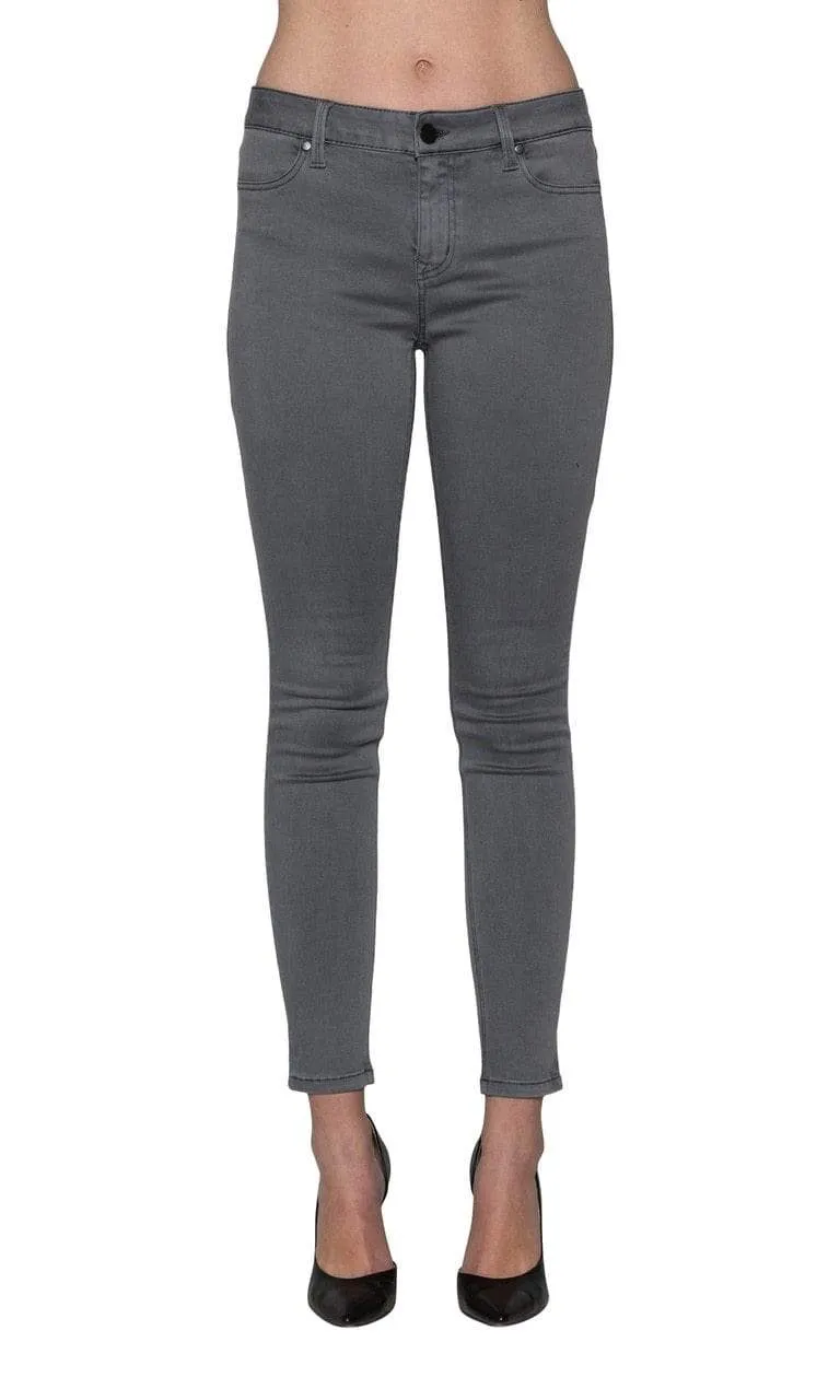 Level 99 Janice Mid Rise Skinny Denim - Smokey
