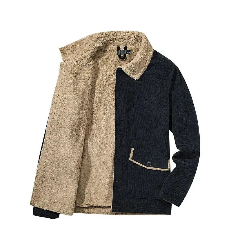 Liam - Men's Corduroy Sherpa Jacket