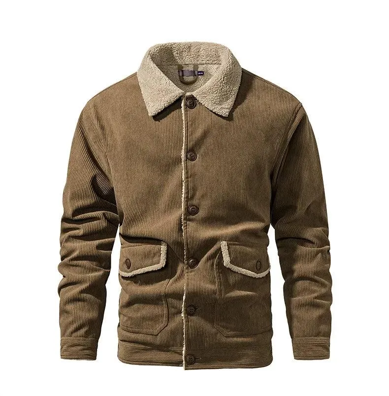 Liam - Men's Corduroy Sherpa Jacket