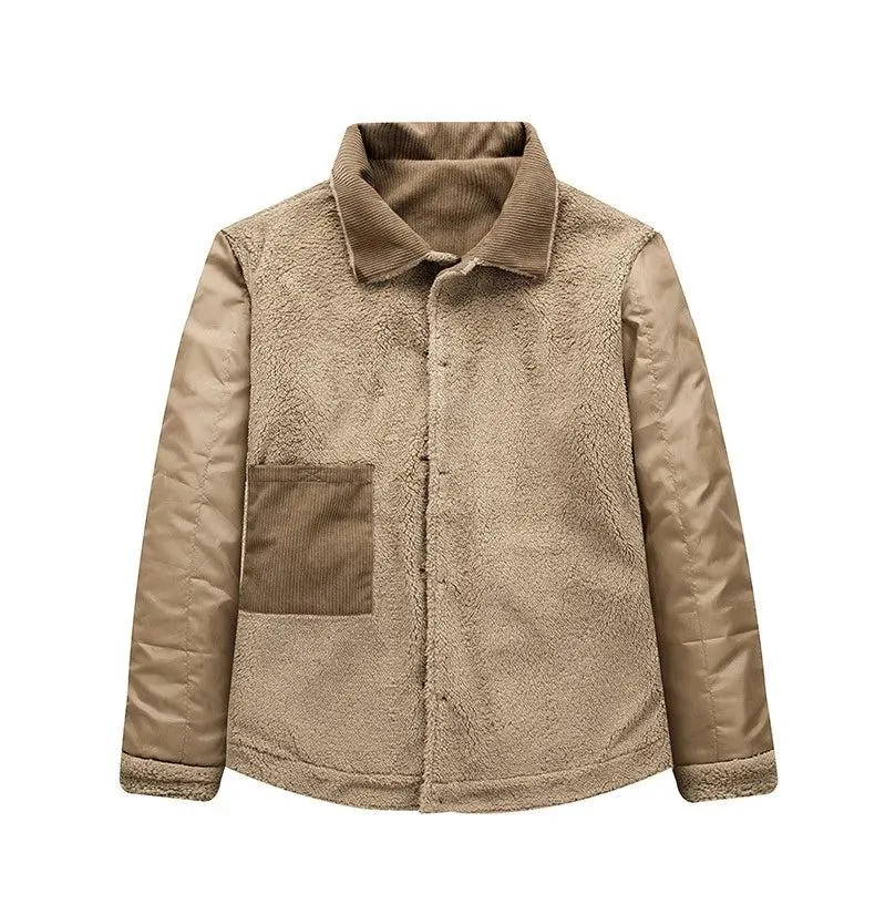 Liam - Men's Corduroy Sherpa Jacket