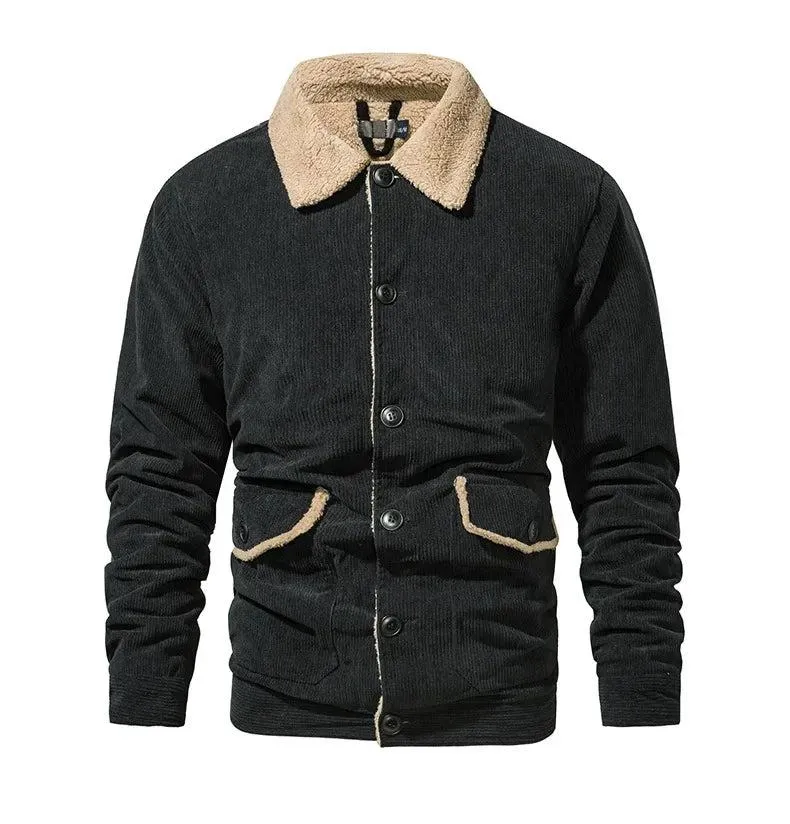 Liam - Men's Corduroy Sherpa Jacket