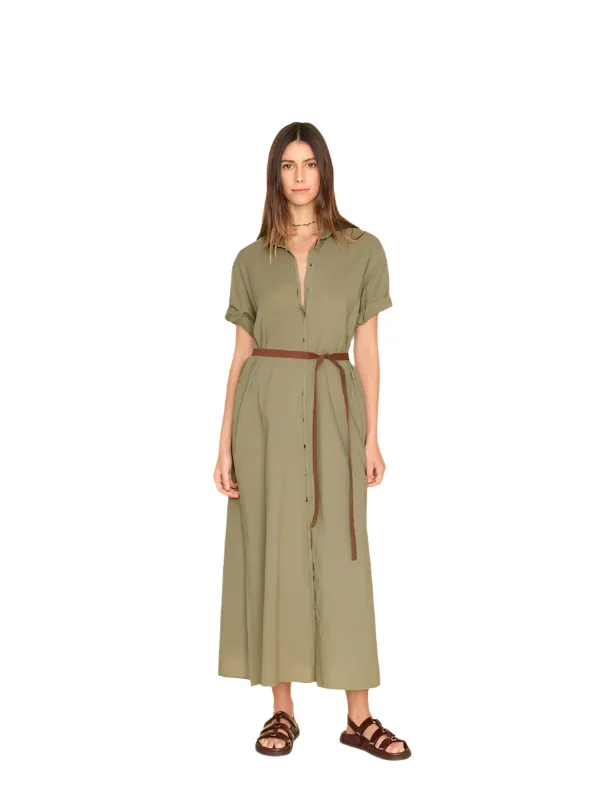Linnet Dress in Dark Seagrass