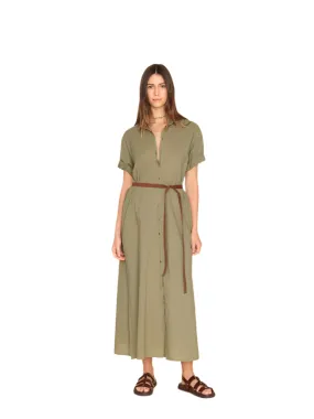 Linnet Dress in Dark Seagrass