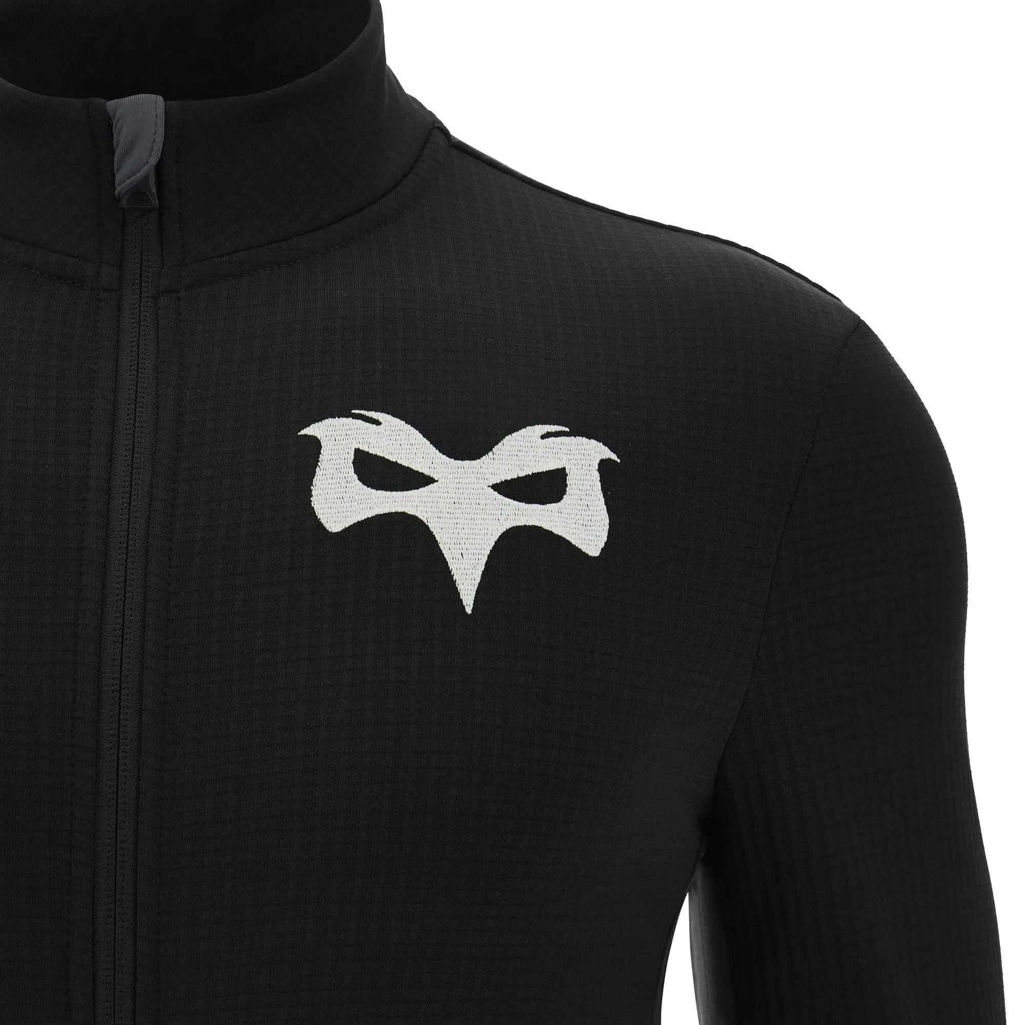 Macron Ospreys Rugby Mens Travel Full Zip 3D Fleece