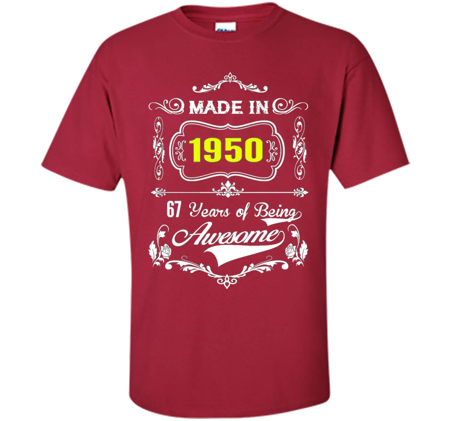 Made in 1950 Tshirt 67th Birthday 67 Years Gift