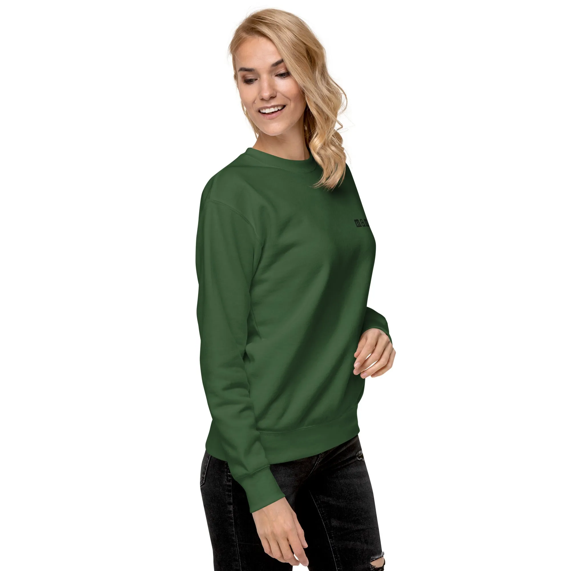 Mama. Embroidered |  Premium Adult Sweatshirt