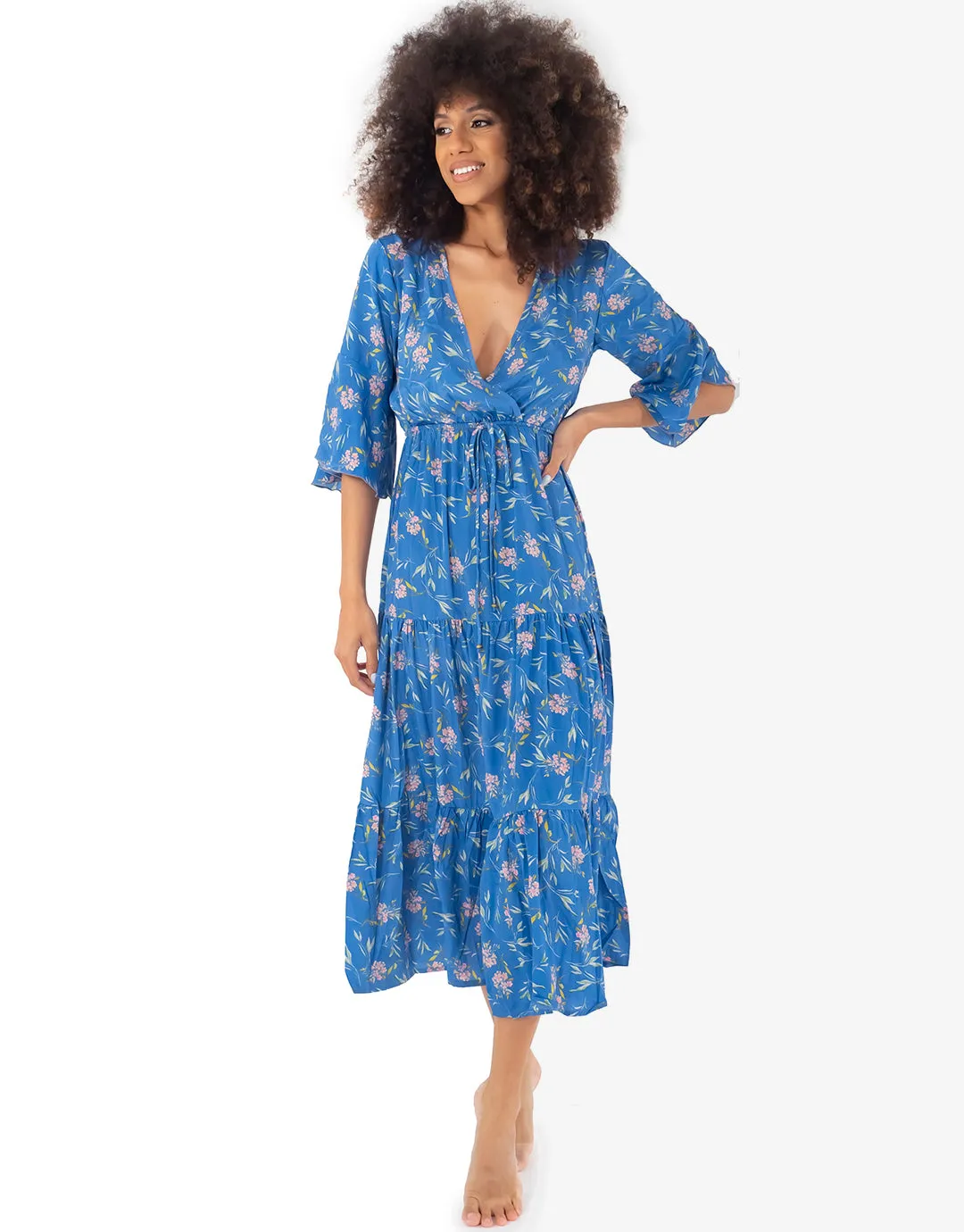 Maya Maxi Dress - Blue
