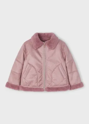 Mayoral Fleece Lined Zip Up Jacket