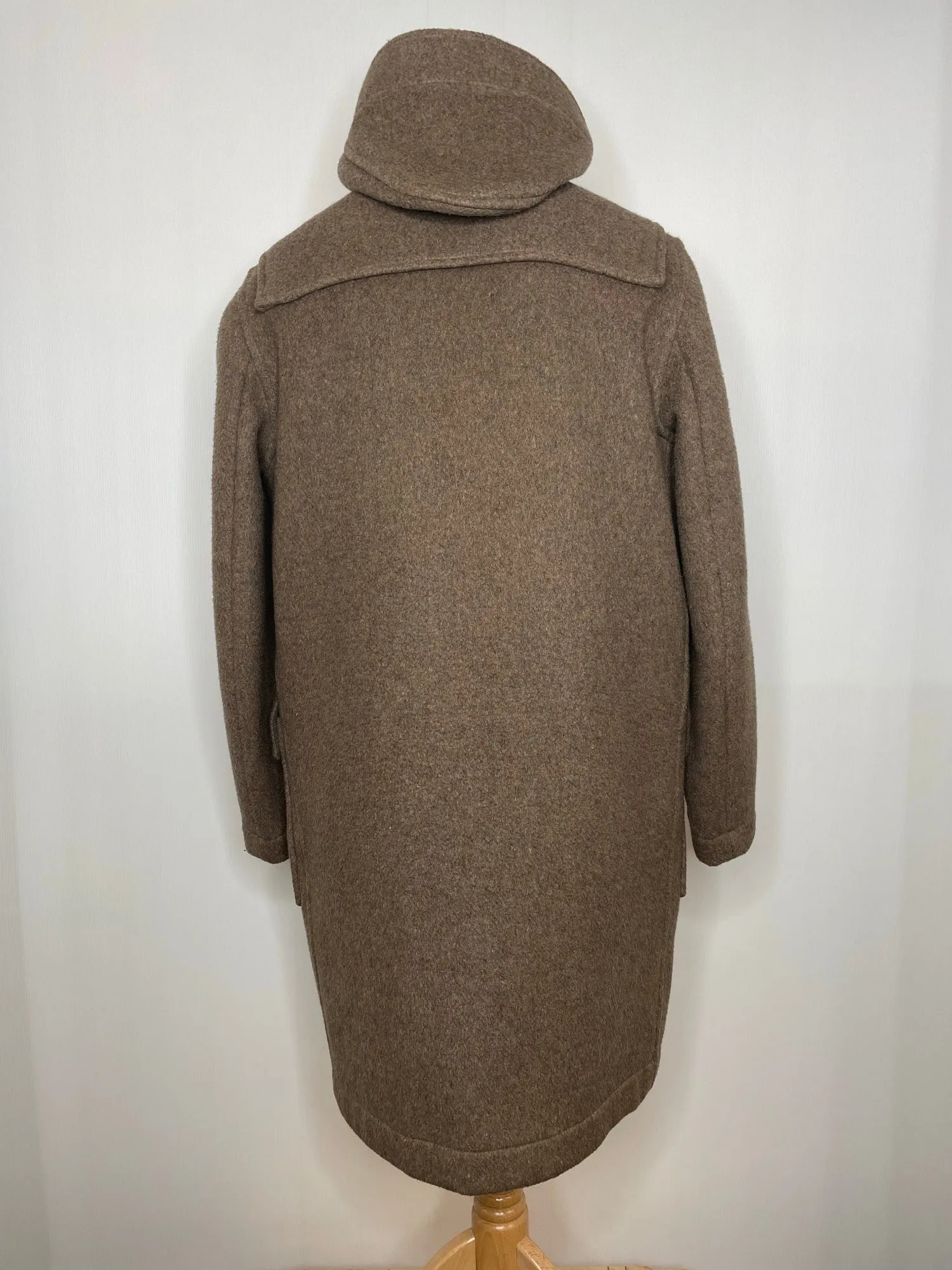 Mens 1970s Gloverall Brown Duffle Coat - Size Small