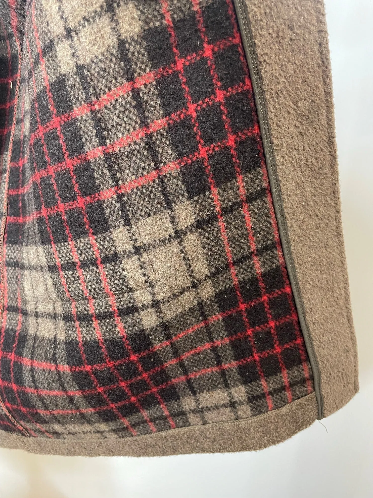 Mens 1970s Gloverall Brown Duffle Coat - Size Small