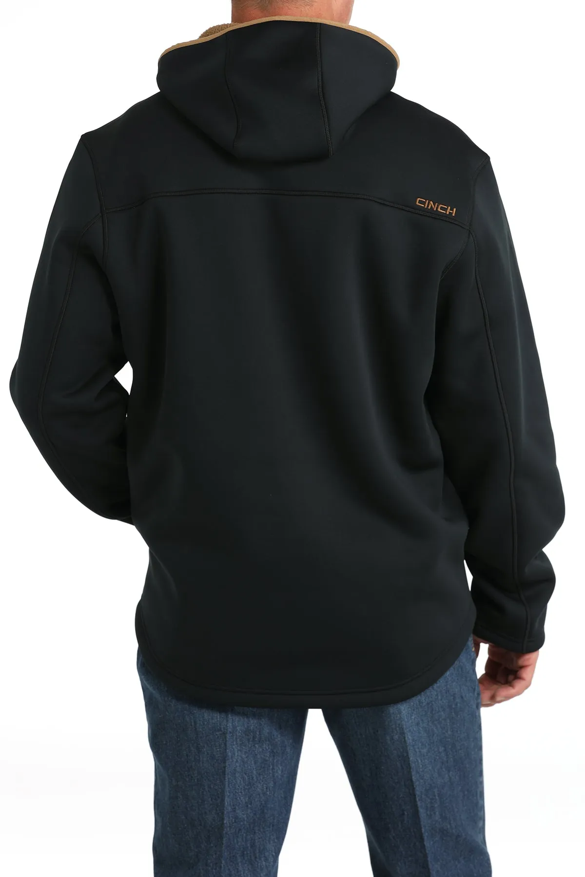 Men's Cinch Sherpa Lined Fleece Hoodie #MWJ191501X