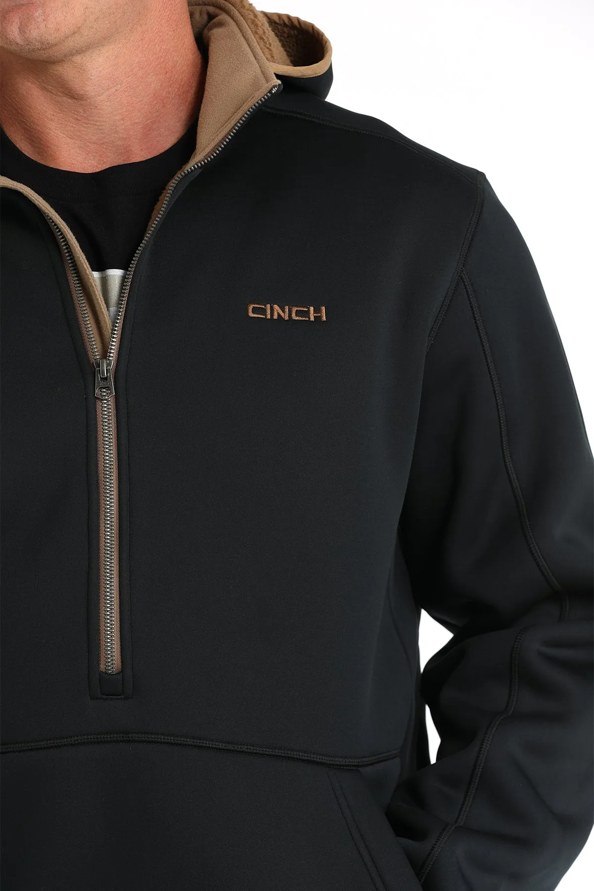 Men's Cinch Sherpa Lined Fleece Hoodie #MWJ191501X
