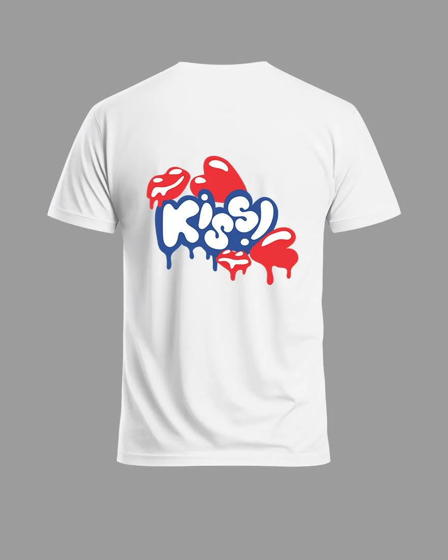 Mens Regular Tshirt Funky Kiss