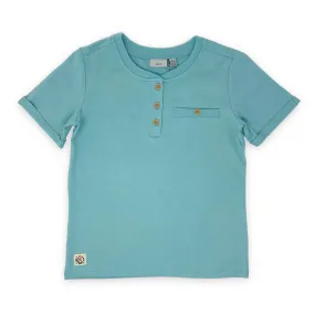 Mid Kids Boys SS Henley T-shirt
