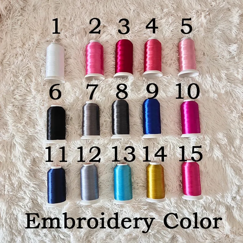 Minky personalized baby blanket