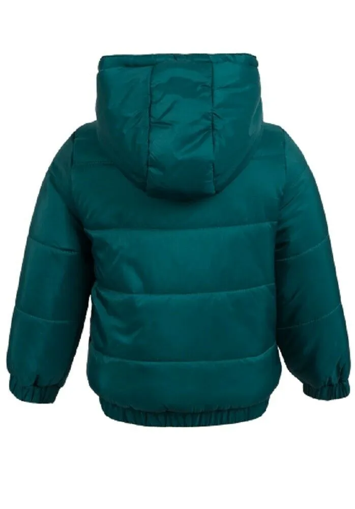 Minoti Jade Green Sherpa Lined  Hooded Winter Coat