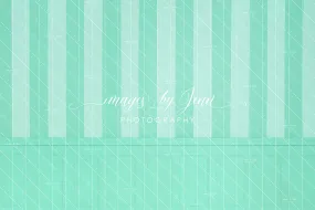 Mint Stripe Half Wall (JG)