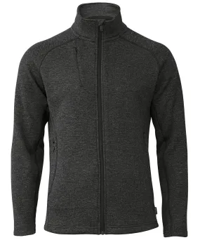 Montana  knitted fleece jacket | Dark Grey Melange