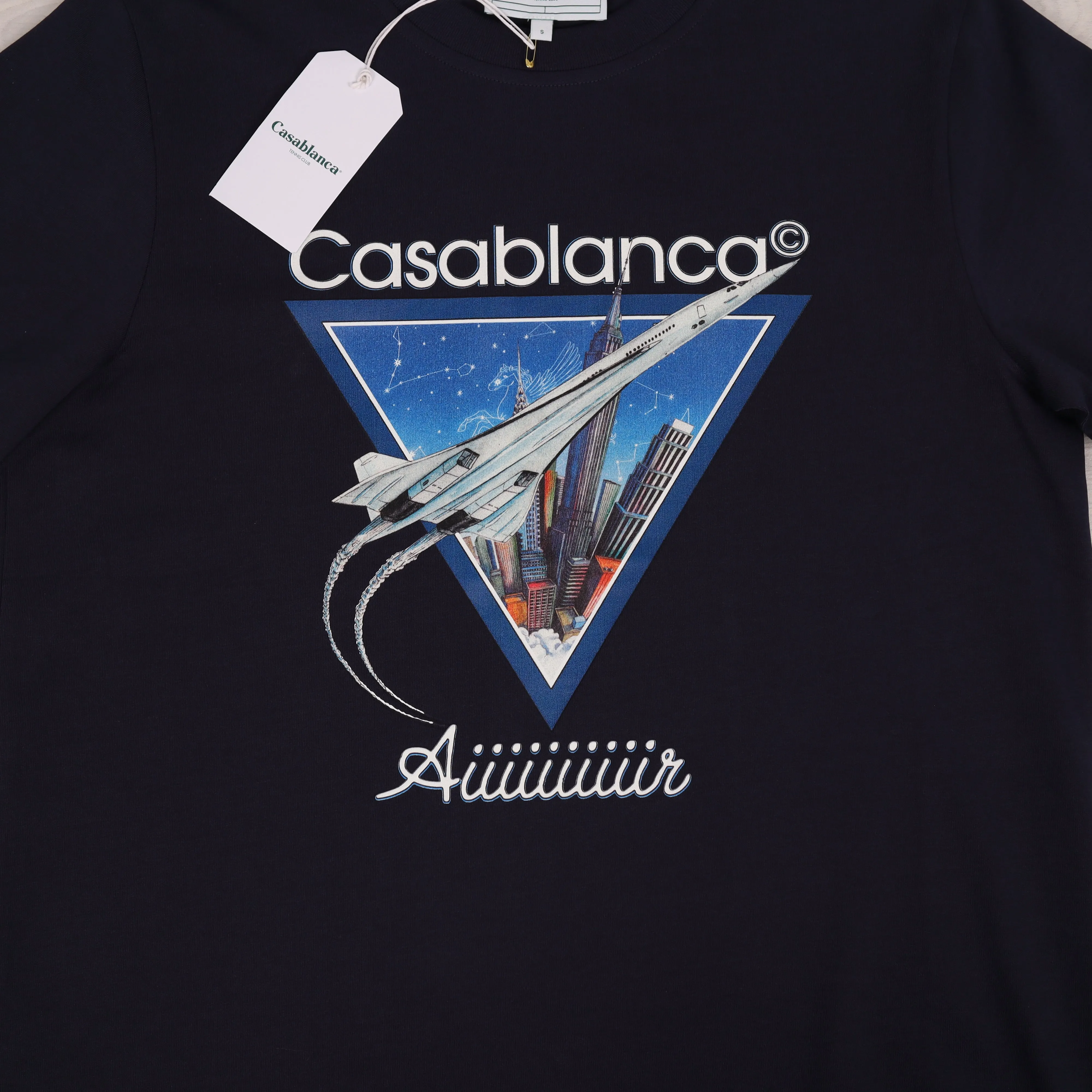 Navy AiiiiiiiiiiR T-Shirt.