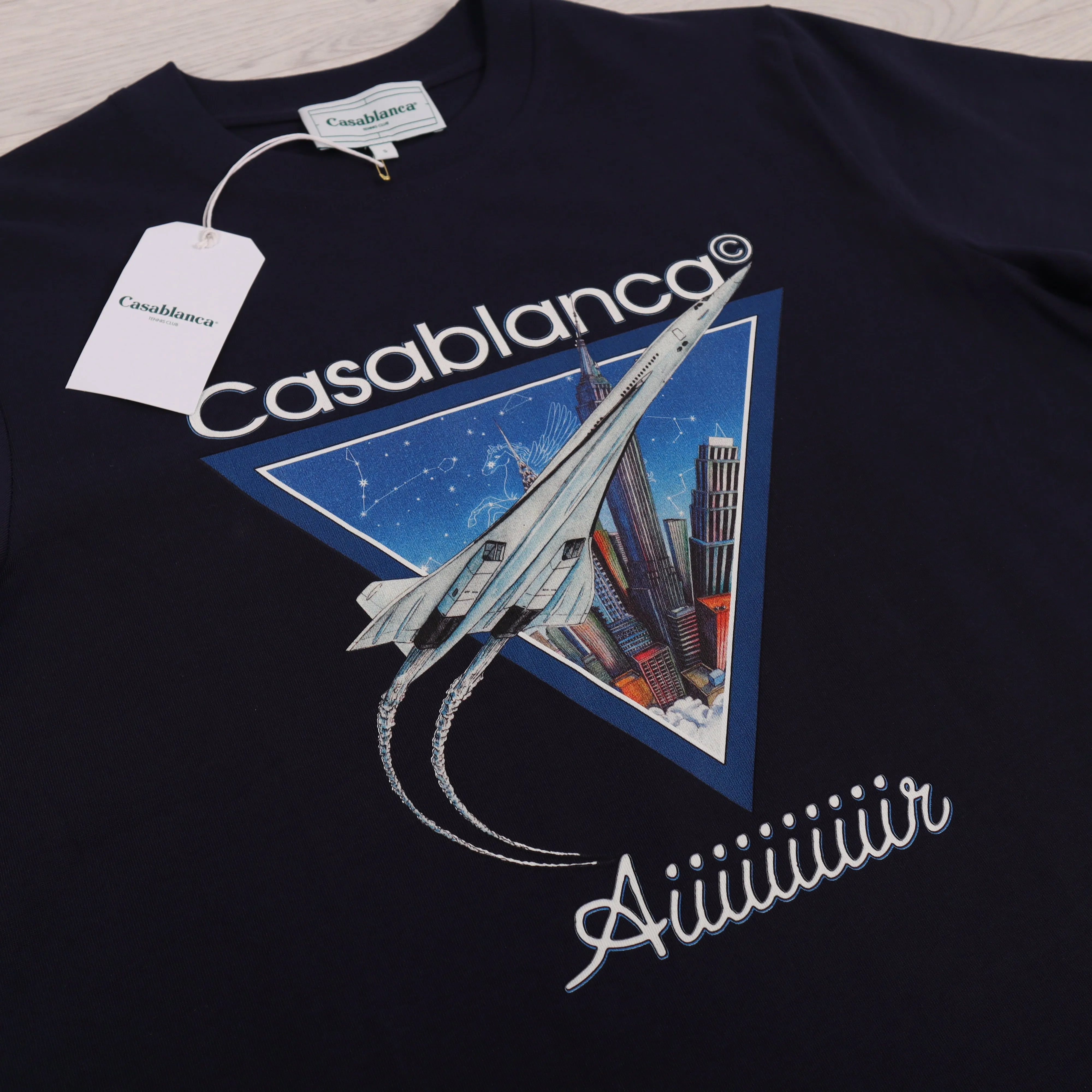 Navy AiiiiiiiiiiR T-Shirt.