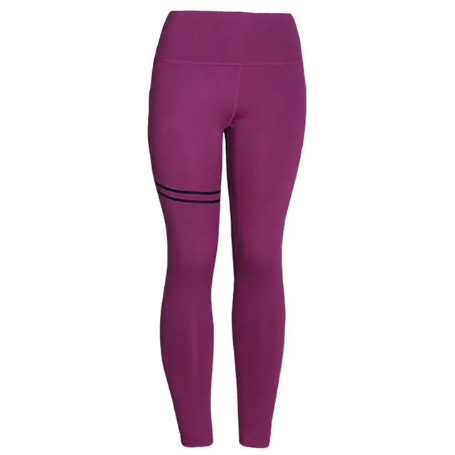 New Hotsale Women Gold Print Leggings No Transparent Exercise Fitness