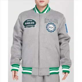 NFL Philadelphia Eagles Heather Wool Jacket Men and Women