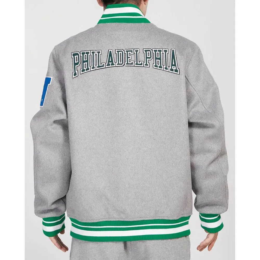 NFL Philadelphia Eagles Heather Wool Jacket Men and Women