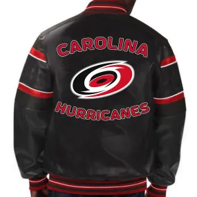 NHL Carolina Hurricanes Leather Jacket by TJS