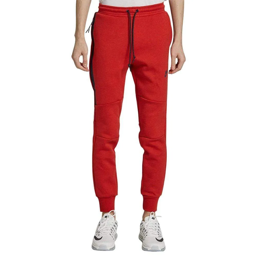 NIKE TECH FLEECE PANT Light University Red Heather