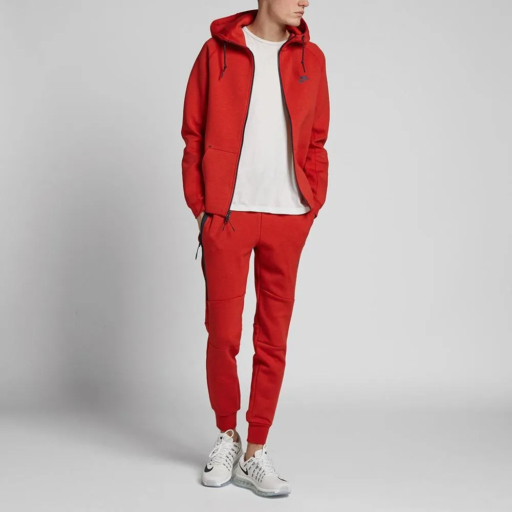 NIKE TECH FLEECE PANT Light University Red Heather