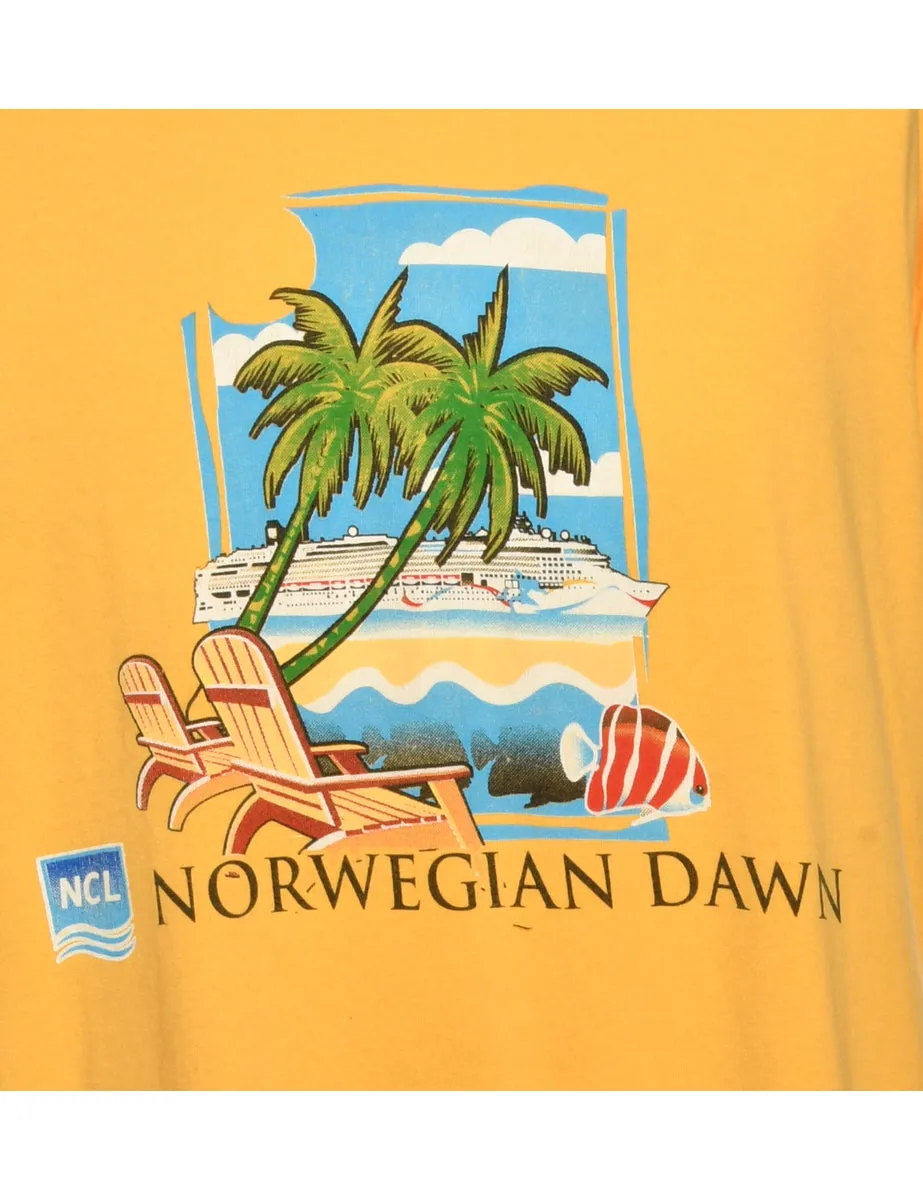 Norwegian Dawn Printed T-shirt - L