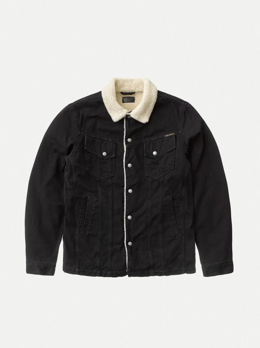 Nudie Lenny Jacket Worn Black