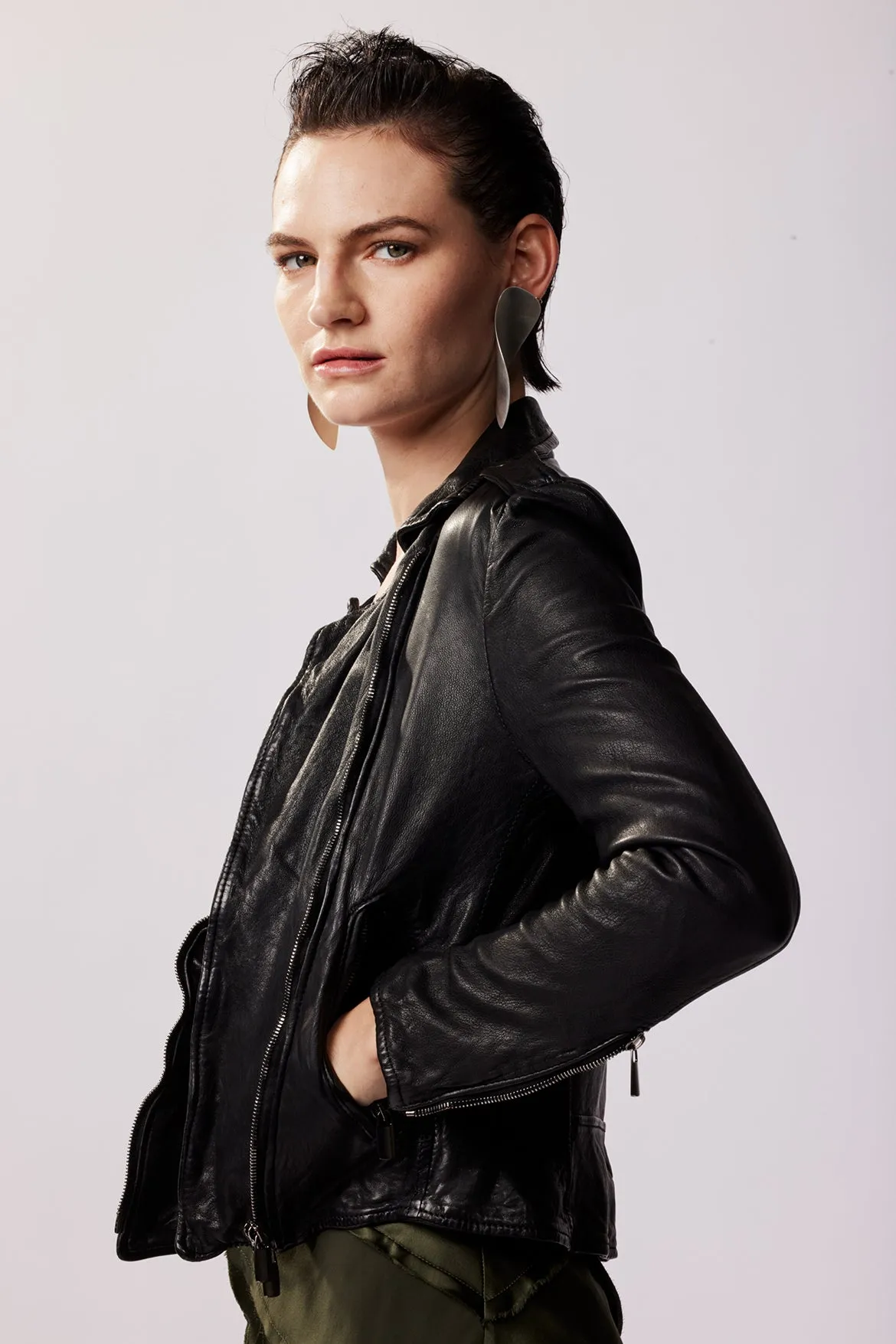 Numero 10 Picasso Lamb Leather Jacket