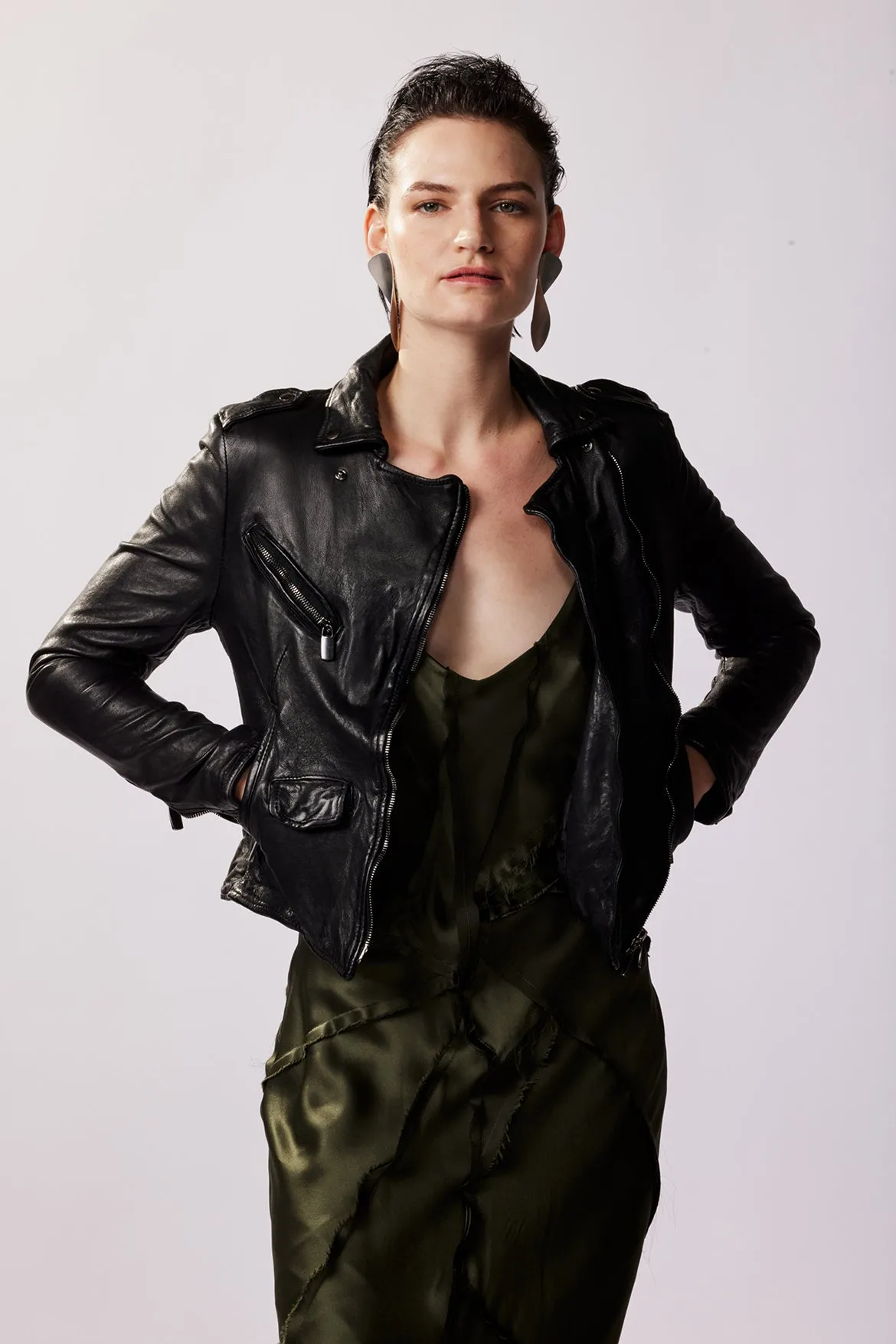 Numero 10 Picasso Lamb Leather Jacket