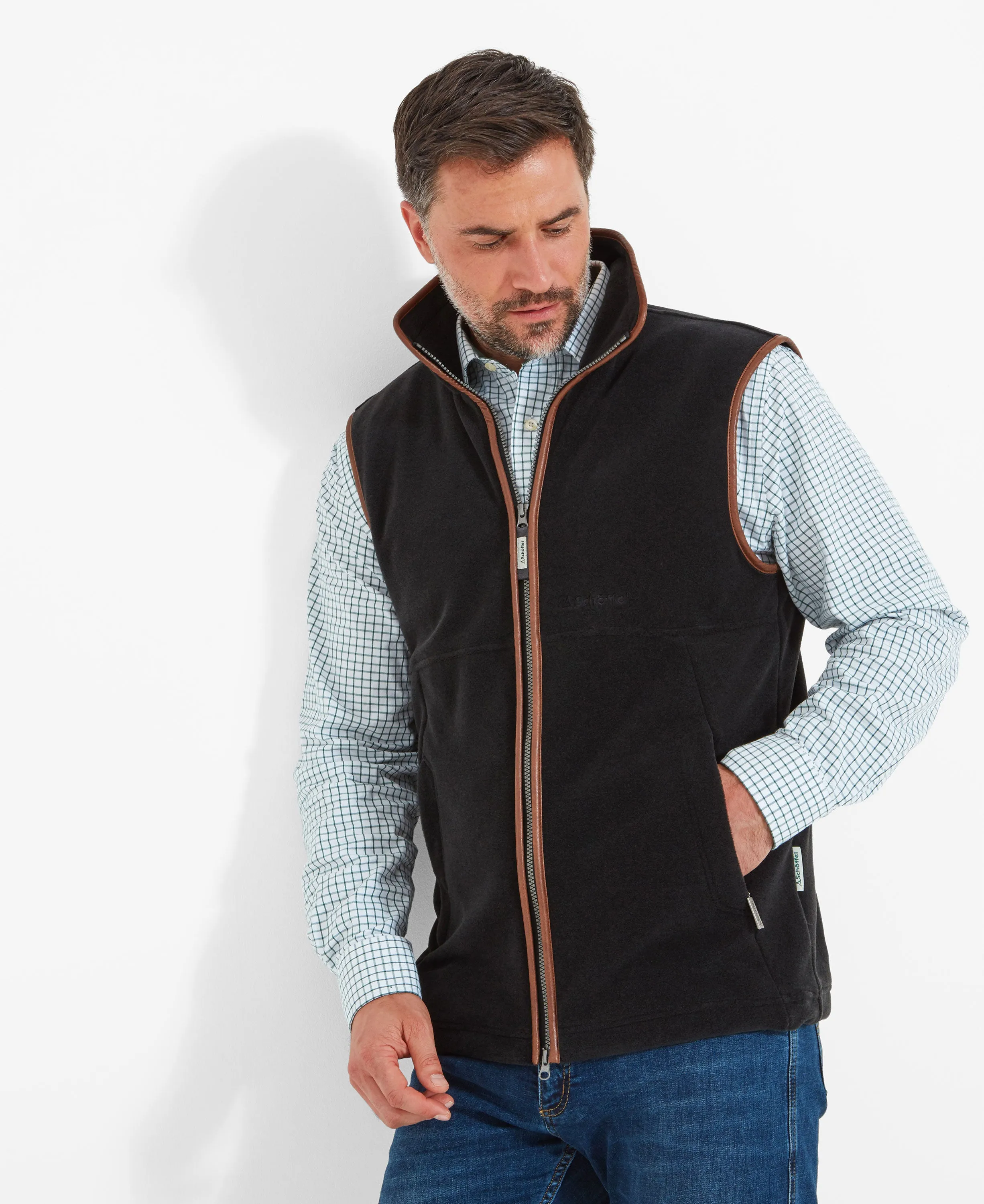 Oakham Fleece Gilet - Gunmetal