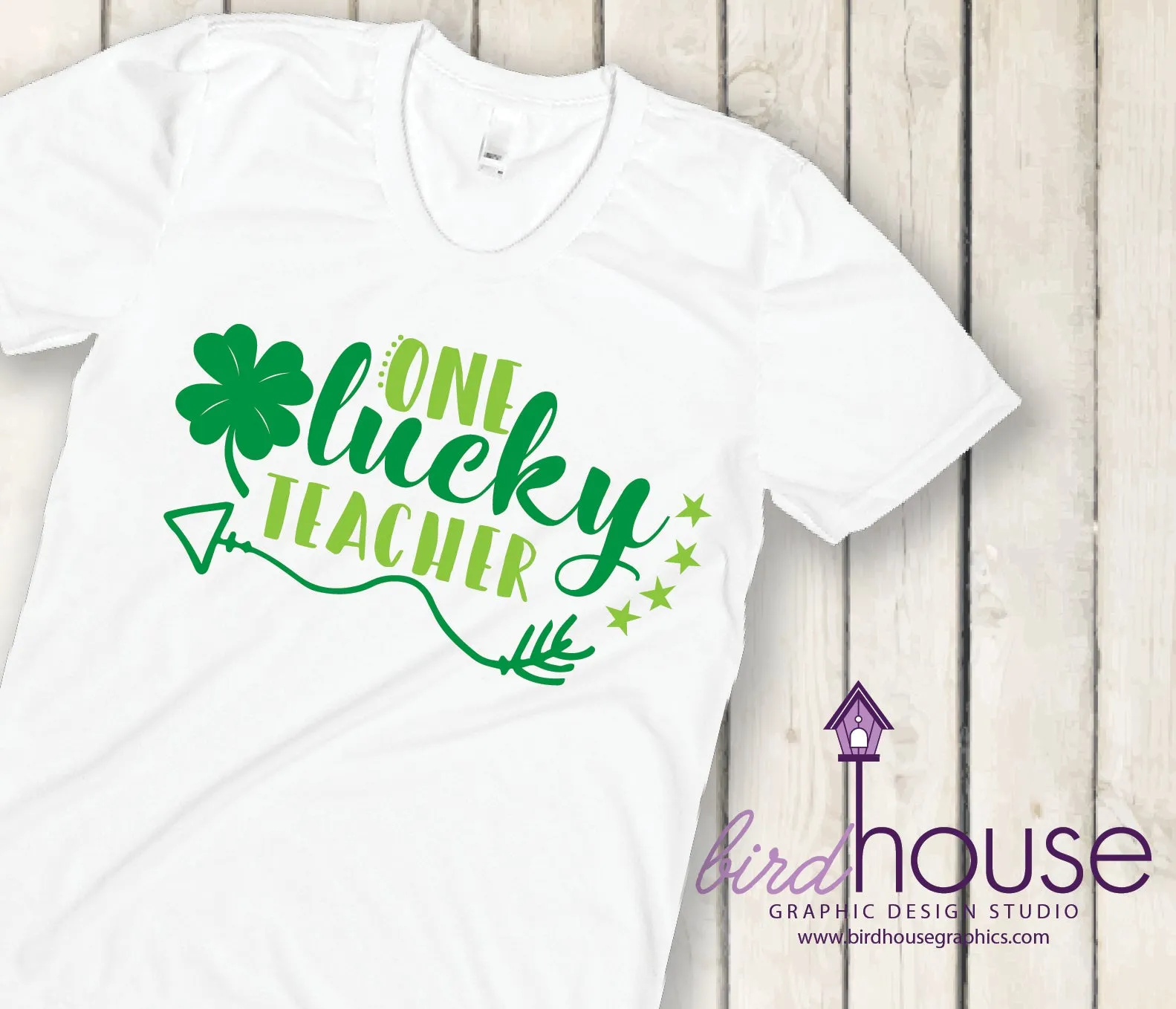 One Lucky Teacher, St. Patricks Day Shirt, Matte or Glitter, Cute T-Shirt, Custom Design, School Dress down