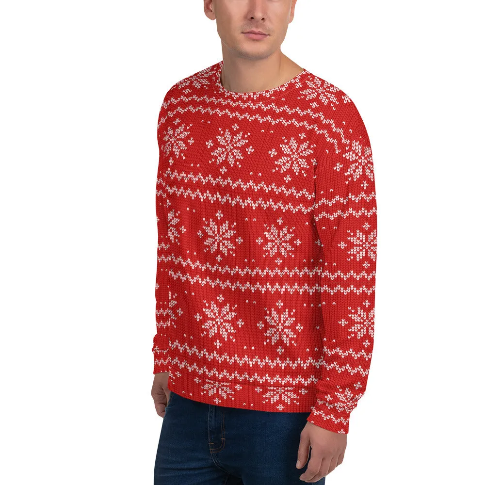Ornament Snowflake Men's Sweatshirt