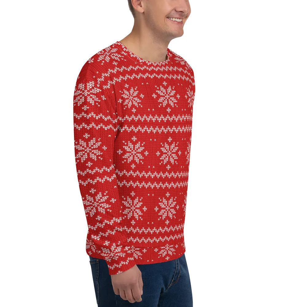 Ornament Snowflake Men's Sweatshirt