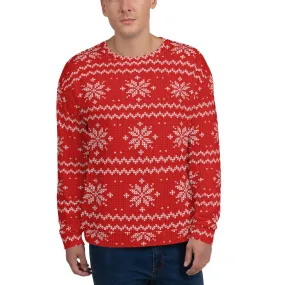 Ornament Snowflake Men's Sweatshirt