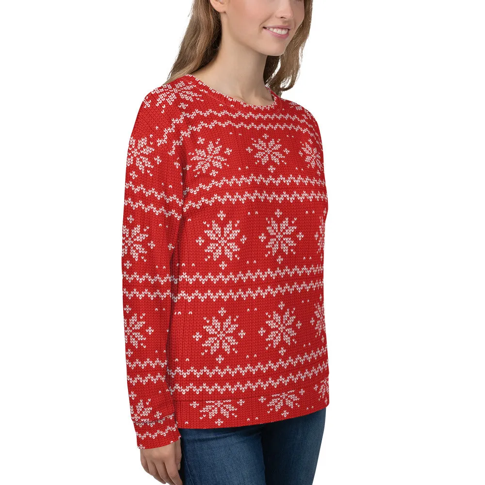 Ornament Snowflake Women's Sweatshirt