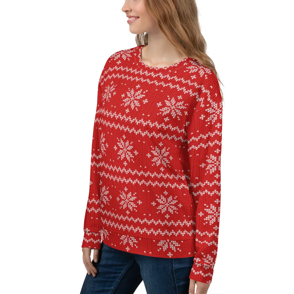 Ornament Snowflake Women's Sweatshirt